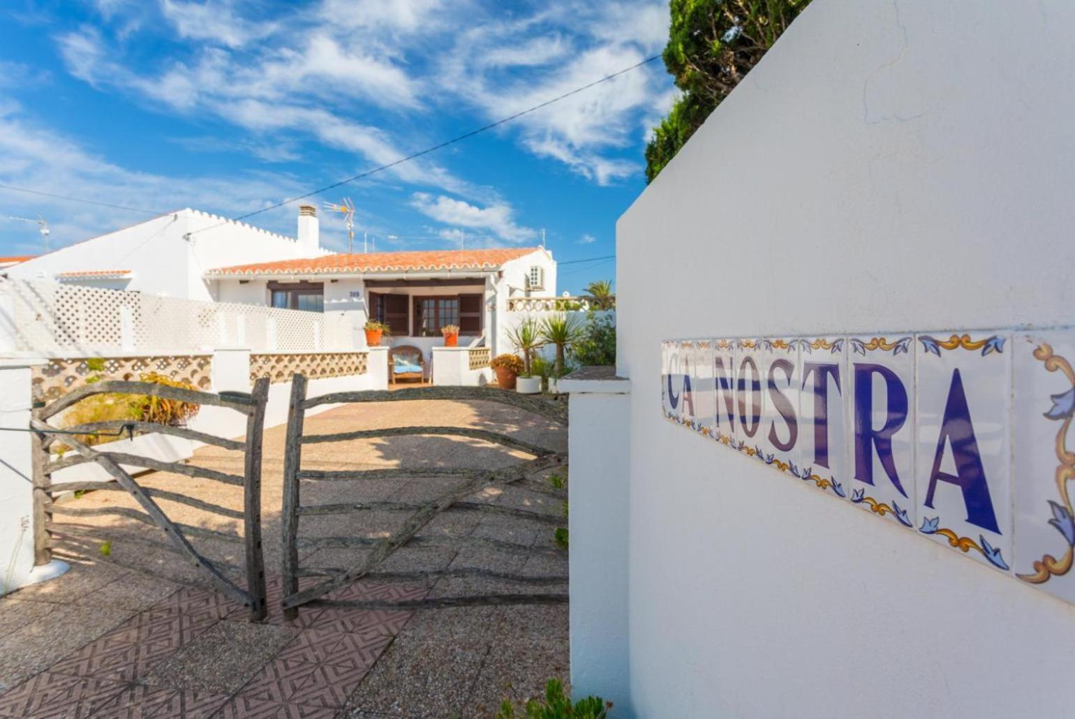 Villa Ca Nostra Cala En Porter  Ngoại thất bức ảnh